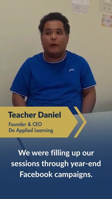 DO Applied Learning Founder testimonial, Daniel Ong (portrait)